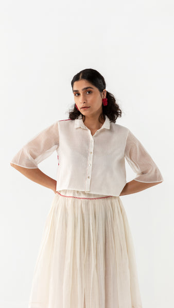 KOTA DORIA SKIRT - RED/WHITE – Studio Medium