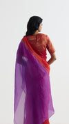 Metal Fringe Saree