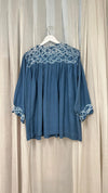 Honey Comb Top - Blue