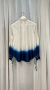 Silk Ombre Shirt-Blue