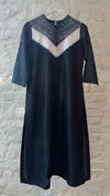 Triangle Kurta-Black