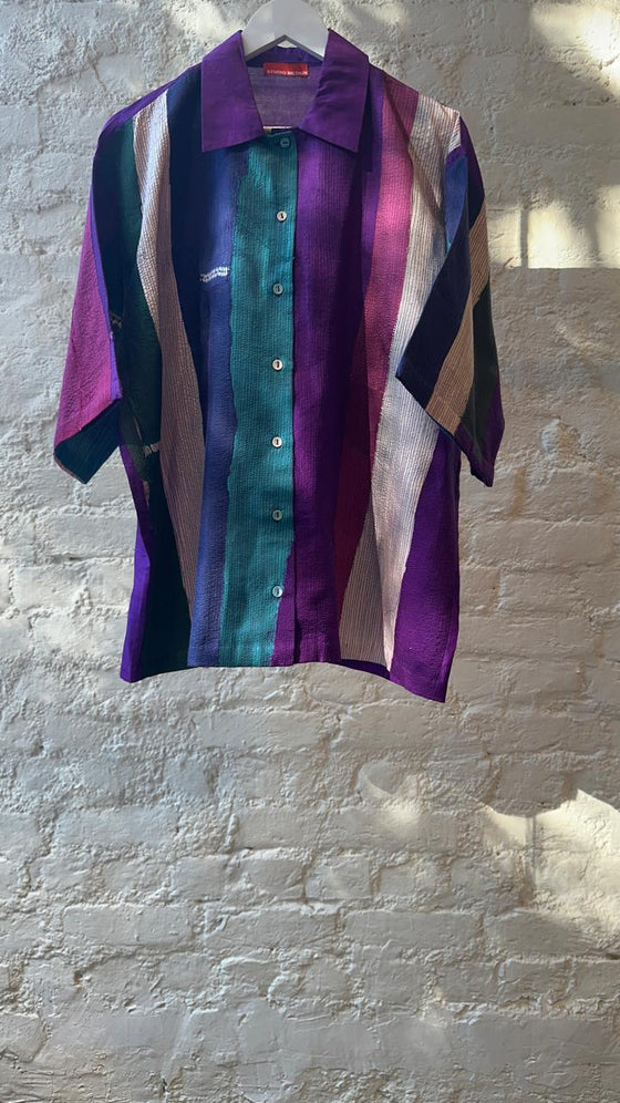 Multi Patch Shirt - Purple