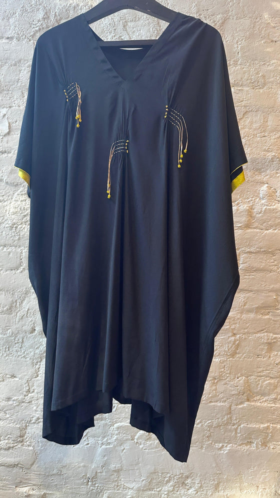 Sea Shell Kaftan - Black