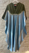 Taking Turns Kaftan-Green/Blue