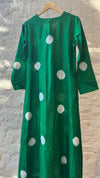 Polka Kurta - Emerald